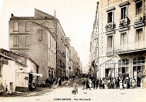 1424- Constantine - Rue Nationale prise d'El-Kantara